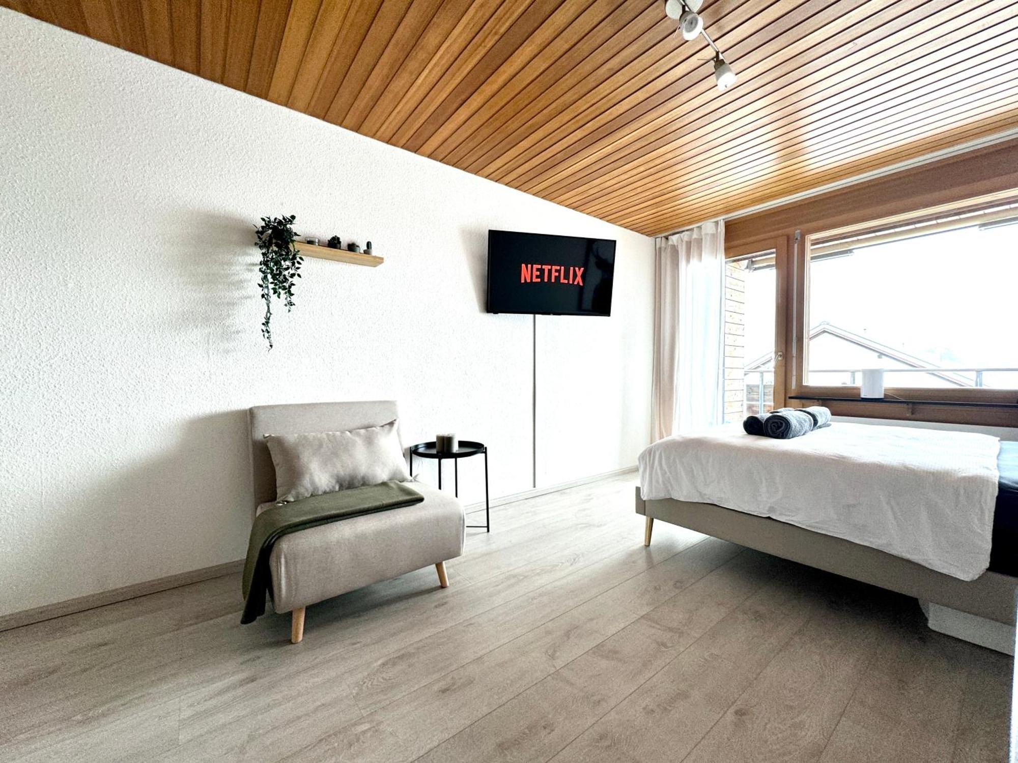 Studio Mit See- Und Bergblick Laax Exterior photo