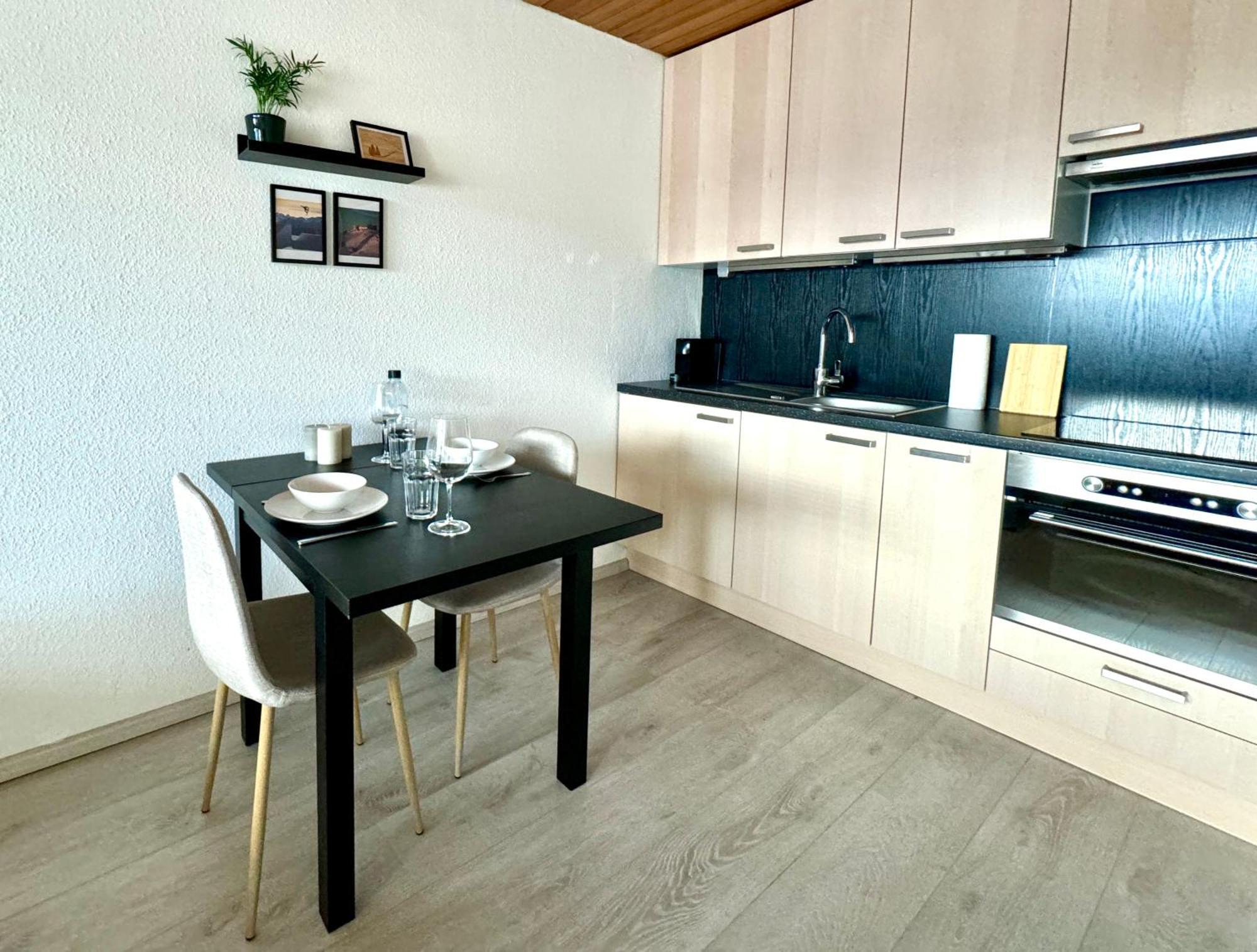 Studio Mit See- Und Bergblick Laax Exterior photo